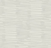 AG2092 - Dove & Silver Water Reed Thatch Wallpaper