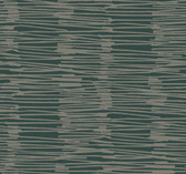 AG2094 - Forest & Silver Water Reed Thatch Wallpaper
