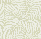 AG2065 - Light Green & White Fern Fronds Wallpaper
