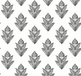 BW3977 - Lotus Motif Wallpaper