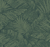 RT7924 - Emerald Forest Palm Cove Toile Wallpaper