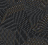OI0614 - Black Dotted Maze Wallpaper