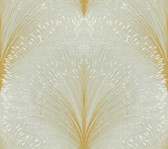OI0682 - Sage Papyrus Plume Wallpaper
