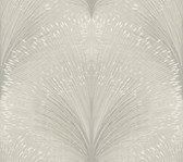 OI0684 - Grey Papyrus Plume Wallpaper