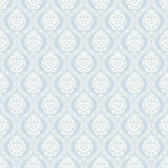 DM5026 - Blue Petite Ogee Wallpaper