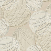 EV3908 - Taupe Floating Lanterns Wallpaper