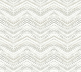 BW3913 - White & Grey Petite Watercolor Chevron Wallpaper