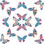 This playful pattern is sure to turn up the whimsy in any space! A kaleidoscope of pink and blue butterflies flutter atop a crisp white backdrop in this peel and stick wallpaper pattern by EttaVee. Installation is as simple as Peel, Stick…Done!™ Pink & Blue Papillon Peel and Stick Wallpaper comes on one roll that measures 20.5 inches wide by 18 feet long.