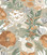 Charm your space with this muted botanical print from RoomMates! Modern florals in gentle grey and orange bloom against a taupe backdrop. Installation is as simple as Peel, Stick…Done!™ Poppy Fields Linen Peel and Stick Wallpaper comes on one roll that measures 20.5 inches wide by 18 feet long.