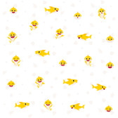 Dive into a sea of smiles with this officially-licensed Baby Shark peel and stick wallpaper! Featuring the beloved yellow Baby Shark atop a cream backdrop, this print is sure to dazzle any Baby Shark lover in just Peel, Stick…Done!™ Baby Shark Cream Peel and Stick Wallpaper comes on one roll that measures 20.5 inches wide by 18 feet long.