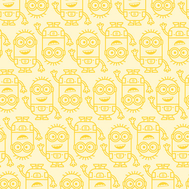 Embark on a journey of laughter and antics with our Minions Line Art peel and stick wallpaper. Featuring yellow line work illustrations of Minions atop a light yellow backdrop, this character print brings a sense of joy and playfulness to any room, making it a perfect choice for kids' bedrooms, playrooms, and beyond. Installation is as simple as Peel, Stick…Done!™ Minions Line Art Yellow Peel and Stick Wallpaper comes on one roll that measures 20.5 inches wide by 18 feet long.