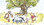 Illustrative and whimsical, this officially-licensed Disney Winnie the Pooh peel and stick wallpaper mural is the perfect accent for any nursery or playroom! Seven panels feature a lively watercolor illustration of Winnie the Pooh, Piglet, Eeyore, and Tigger march along in front of Pooh Bear's treehouse. Installing this charming character wall mural is as simple as Peel, Stick, Done!™