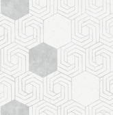 2902-25555 - Momentum Off White Geometric Wallpaper