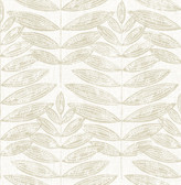 2821-25100 - Akira Beige Leaf Wallpaper