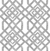 2861-25706 - Traverse Black Trellis Wallpaper