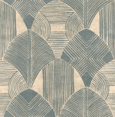 2964-25931 - Westport Teal Geometric Wallpaper