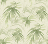 2964-87413 - Darlana Green Grasscloth Wallpaper