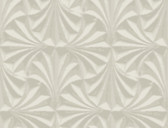 NT6128 - Sculpted Taupe Fans Wallpaper