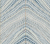 PSW1421RL - Onyx Strata Mist Blue Peel & Stick Wallpaper