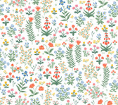 PSW1552RL - Menagerie Garden Rose Multicolor Peel & Stick Wallpaper