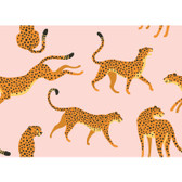 RMK11984RL - Cheetah Cheetah Pink Peel & Stick Wallpaper