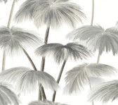 LM5432 - Plein Air Palms Black & White Wallpaper