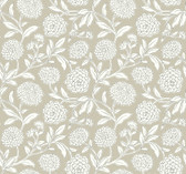 VP1363 - Chatsworth Garden Taupe Floral Trail Wallpaper