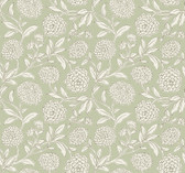 VP1362 - Chatsworth Garden Light Green Floral Trail Wallpaper