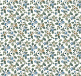 VP1413 - Framboise Blue Berry Vines Wallpaper