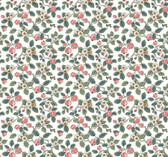 VP1412 - Framboise Pink Berry Vines Wallpaper