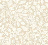 VP1345 - Rowen Beige Botanical Wallpaper