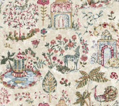 VP1403 - Parc Merlot Garden Dreams Wallpaper