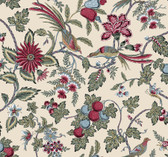 VP1312 - Parterre Raspberry Jacobean Wallpaper