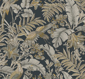 AB3104 - Heronwood Black Wallpaper
