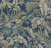 AB3103 - Heronwood Navy Wallpaper