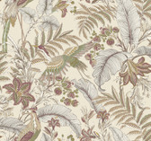 AB3101 - Heronwood Mulberry Wallpaper