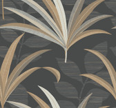 CA1548 - El Morocco Palm Black Wallpaper