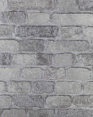 RD411 - Princess Street Grey Brick Wallpaper