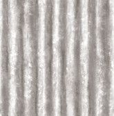 2922-22336 - Kirkland Silver Corrugated Metal Wallpaper