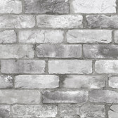 2922-25386 - Rustin Grey Reclaimed Bricks Wallpaper