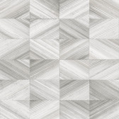 2922-25379 - Stratum Grey Geometric Wood Wallpaper