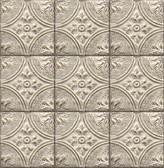 2922-23764 - Cornelius Grey Tin Ceiling Tile Wallpaper