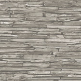 2922-25370 - McGuire Taupe Stacked Slate Wallpaper
