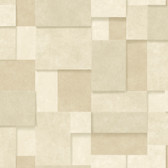2922-25355 - Duchamp Wheat Metallic Squares Wallpaper