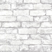 2922-21261 - Debs White Exposed Brick Wallpaper
