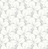 2970-26107 - Robert Light Grey Clover Wallpaper