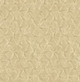 2970-26119 - Wright Gold Textured Triangle Wallpaper