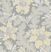 2970-26142 - Butterfield Light Grey Floral Wallpaper