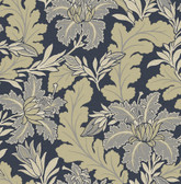 2970-26141 - Butterfield Navy Floral Wallpaper