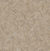 2540-24002 - Labyrinth Bronze Geometric Wallpaper